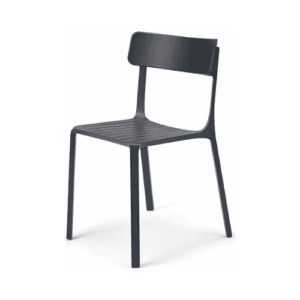 Stackable chair in aluminium