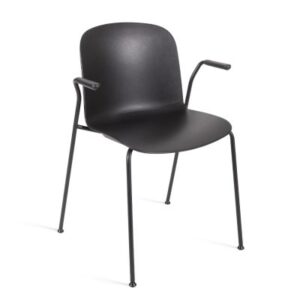 Chair in steel with polypropylene