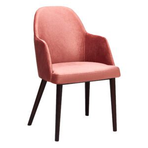 Beech chair with upholstery