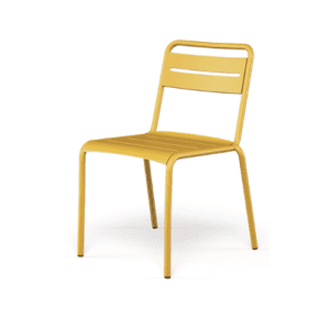 Metal or aluminium terrace chair