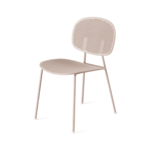 Terrace chair in steel and polypropylene