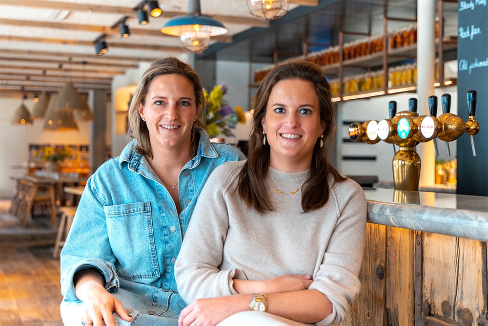 Foto Ann-Sophie en Geraldine Behaegel