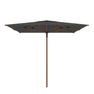 Luxueuze parasol met middenpaal