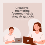 Stage communicatie / marketing - stagiair gezocht